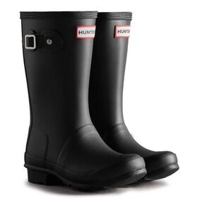 NWB Hunter Big Kids‎ Original Rain Boots size 1 Black EU32